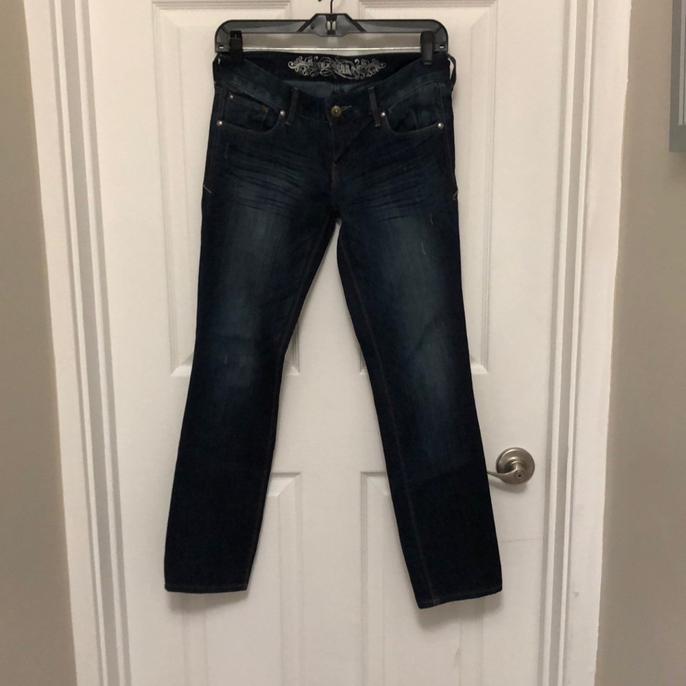 Express Stella Skinny Low Rise Jeans